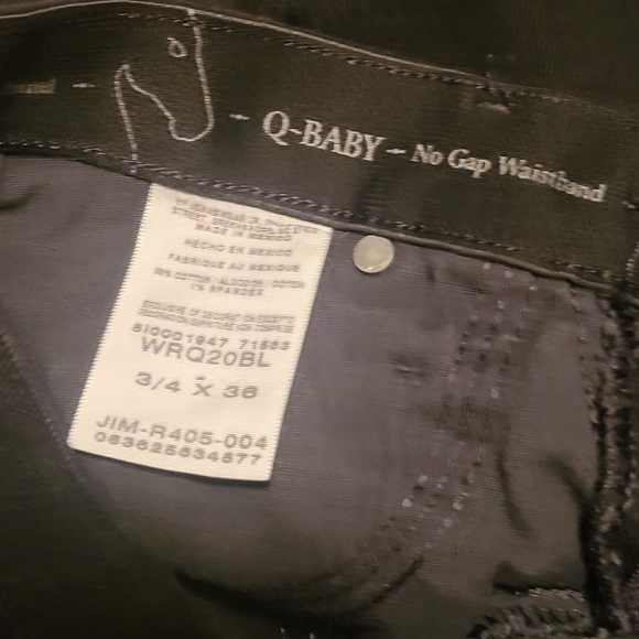 Wrangler Q-Baby Black Denim Jeans - Picture 4 of 4